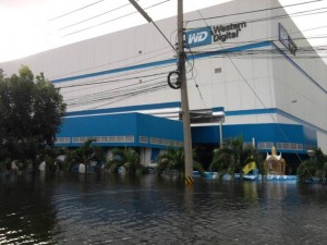Western Digital gets wet!