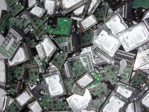 A garbage full of hard drives is a box full of secrets ...