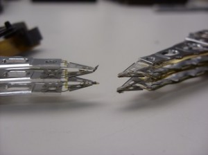 hard drive recovery bent heads comparison